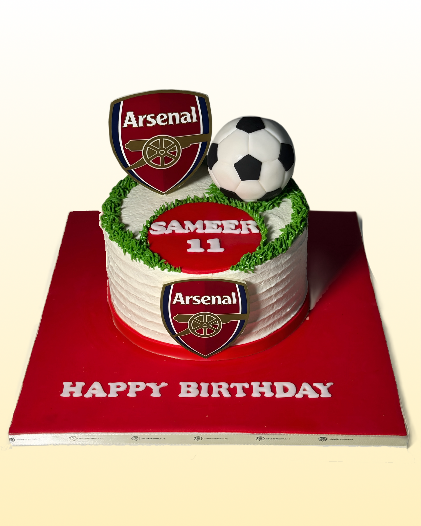 Arsenal Football Cake