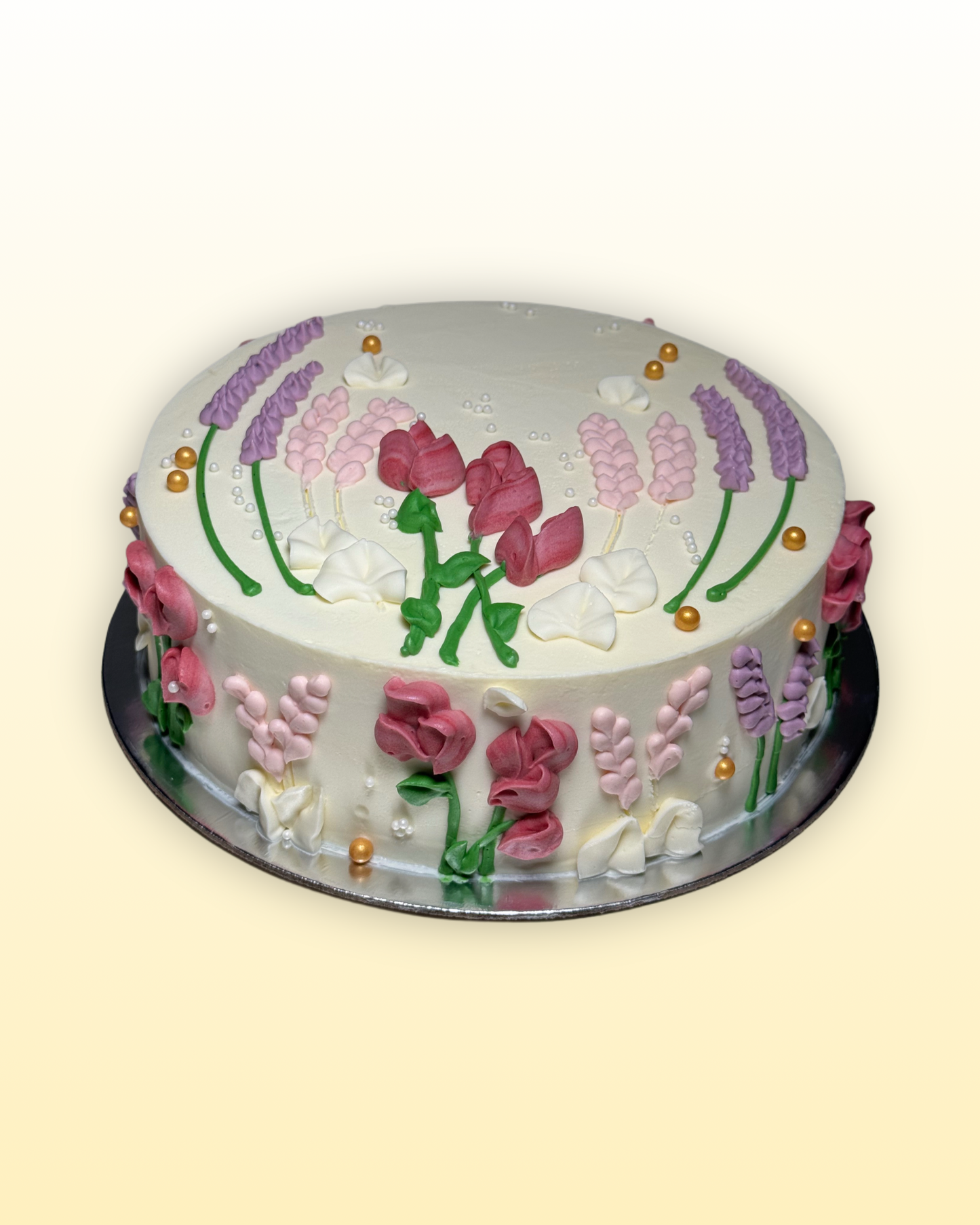 Spring Gardens Floral Cake
