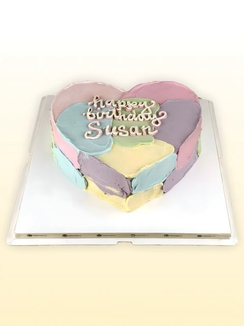 Heart Pastel Cake