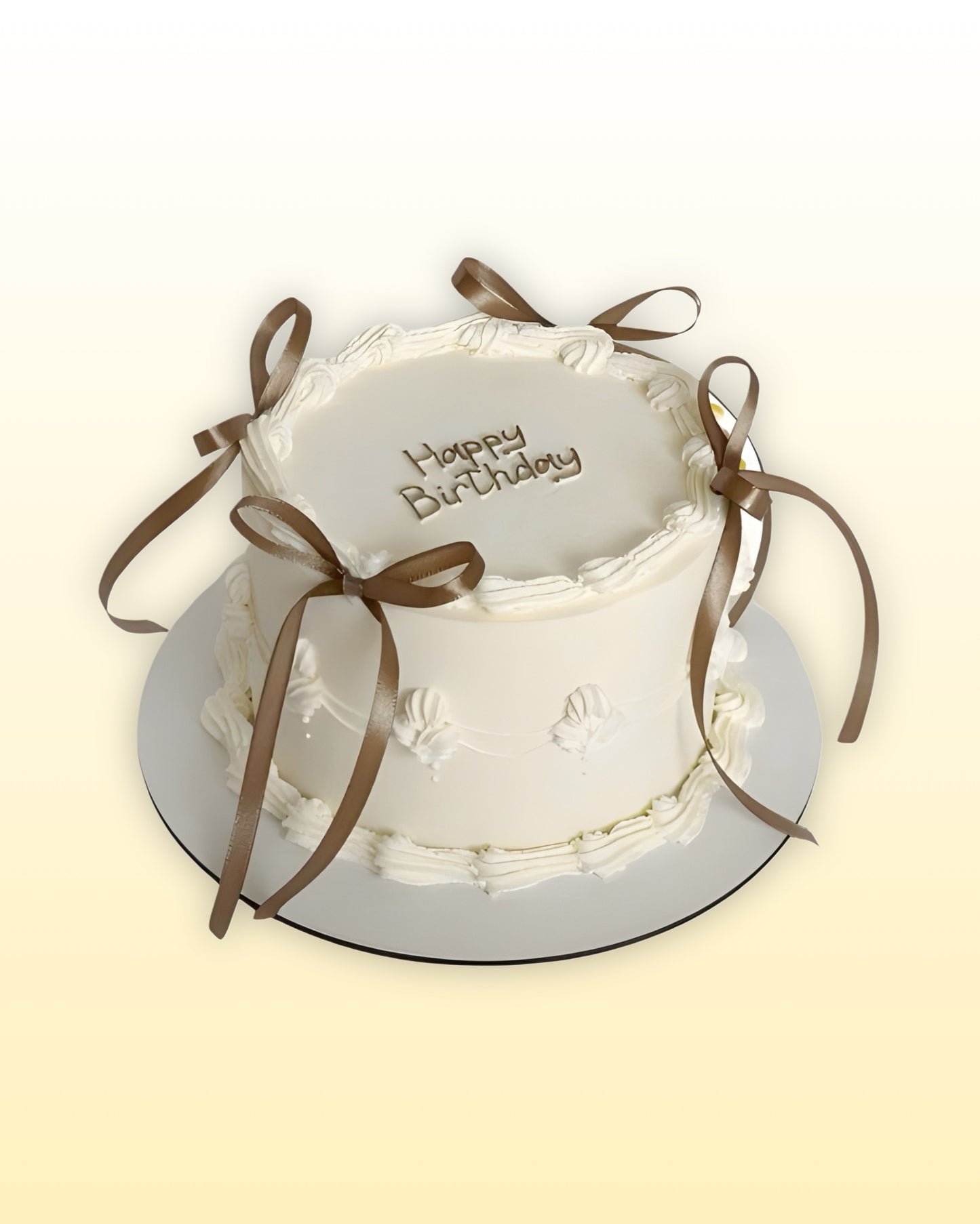 Vintage Ribbon Cake