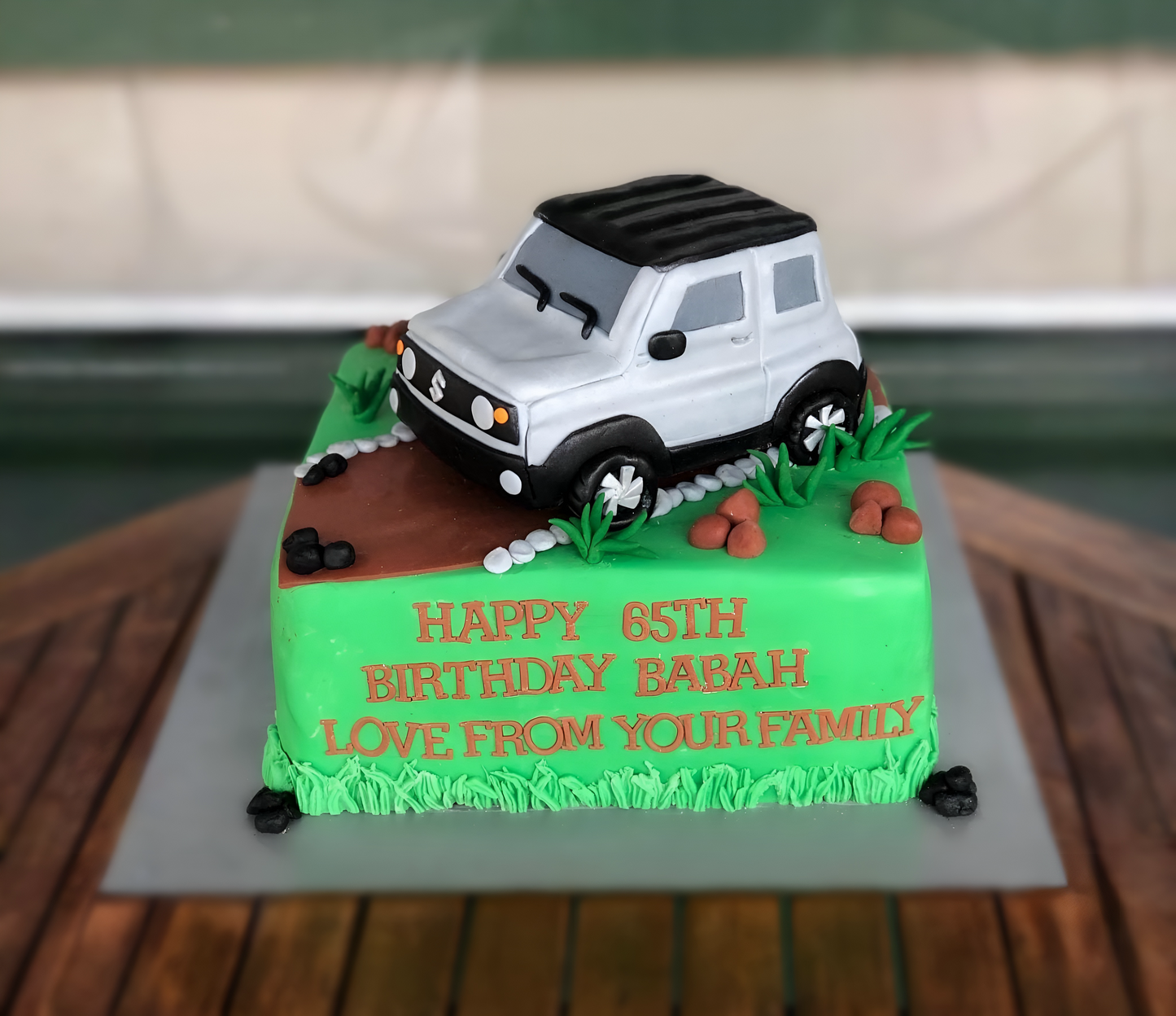 4x4 Safari Cake
