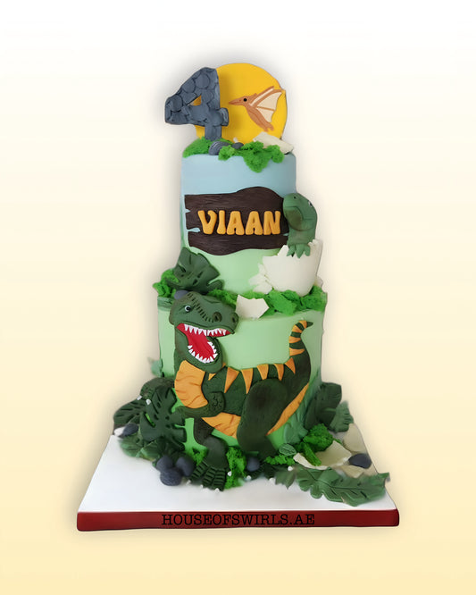 Dinosaur Adventure Cake