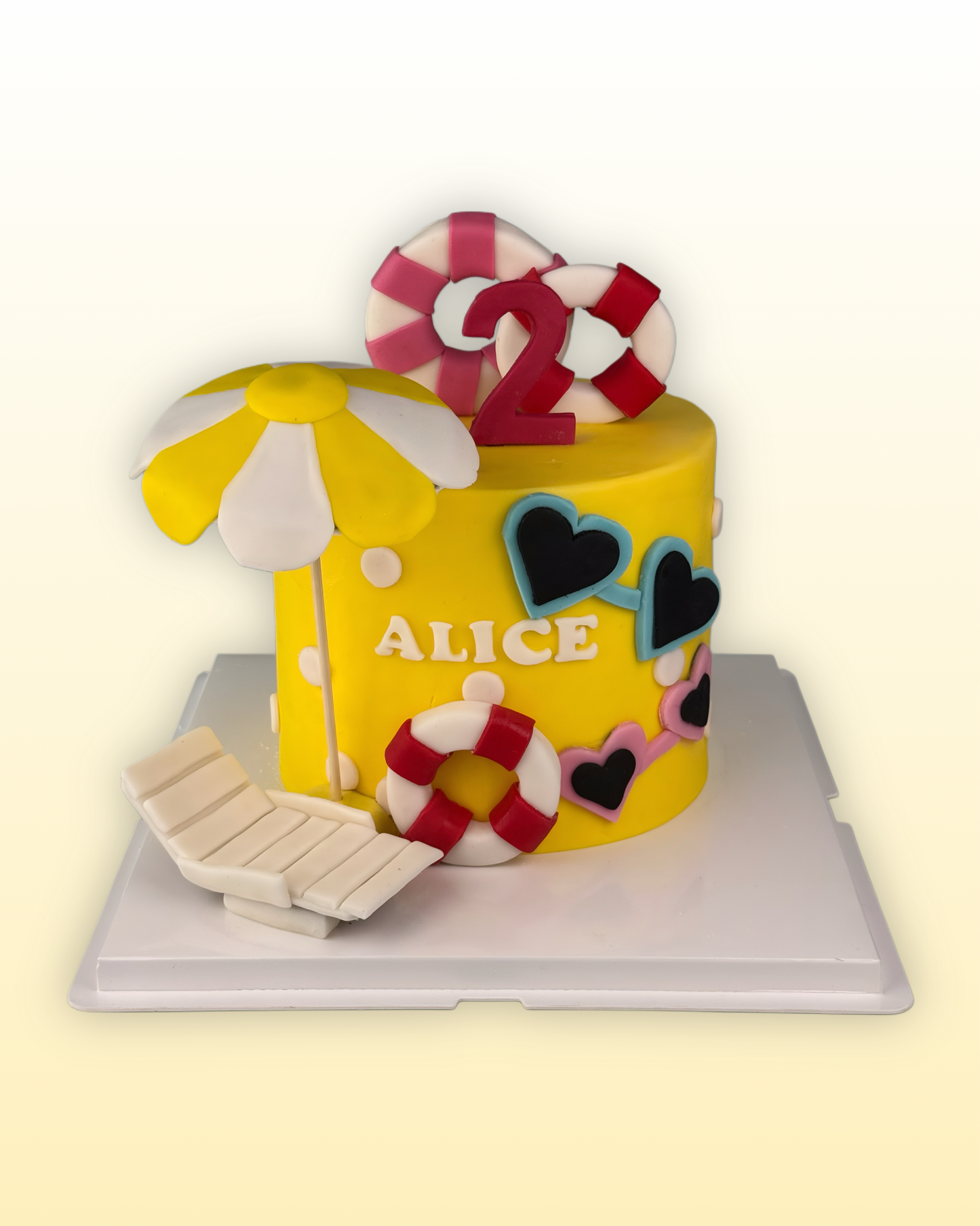 Summer Pool Party Cake