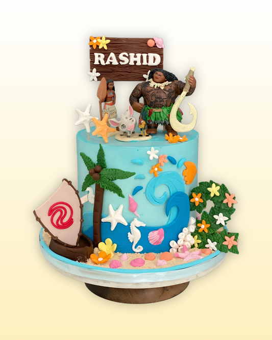 Maui & Moana Cake